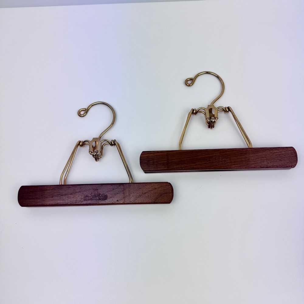 Vintage Harmony House Wood Hangers, set of 2.